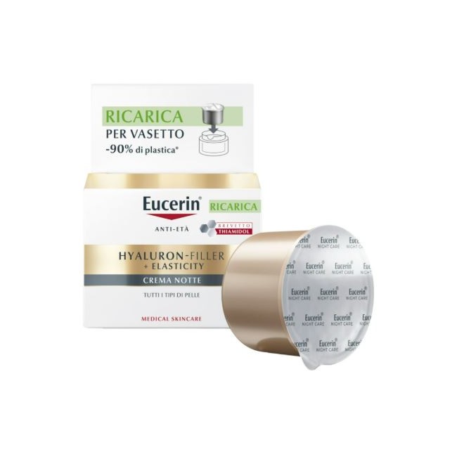 vasetto 50 ml eucerin hayluron filler crema notte RICARICA