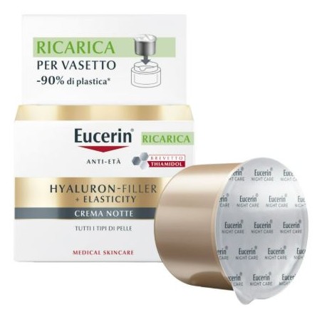vasetto 50 ml eucerin hayluron filler crema notte RICARICA