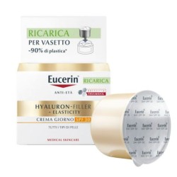 vaso 50 ml crema viso giorno spf30 eucerin hyaluron-filler+ elasticity RICARICA