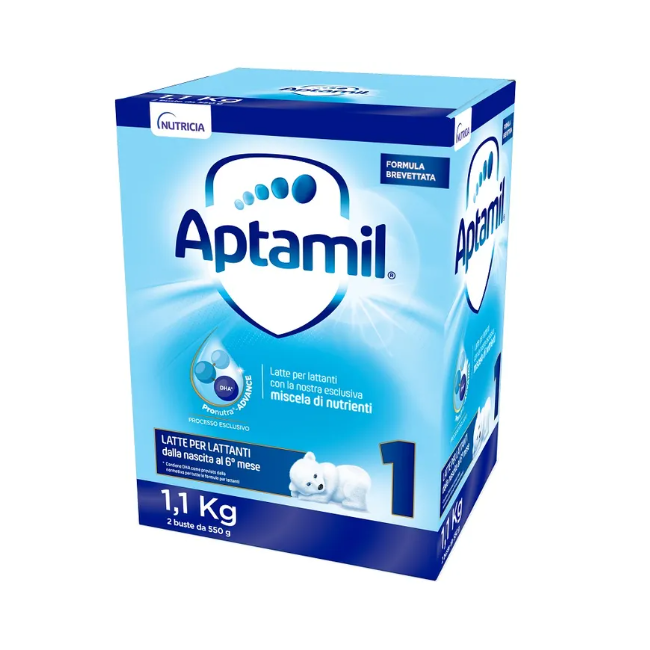 confezione da 1100g di Aptamil 1 Polvere