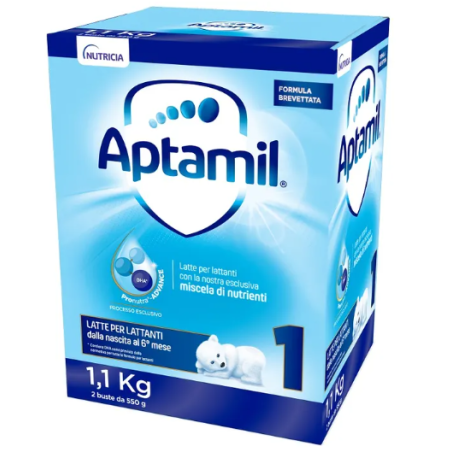 confezione da 1100g di Aptamil 1 Polvere confezione da 1100g di Aptamil 1 Polvere