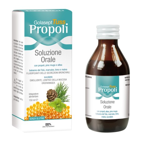 Sciroppo da 150 ml Golasept Tuss Propoli Sciroppo da 150 ml Golasept Tuss Propoli