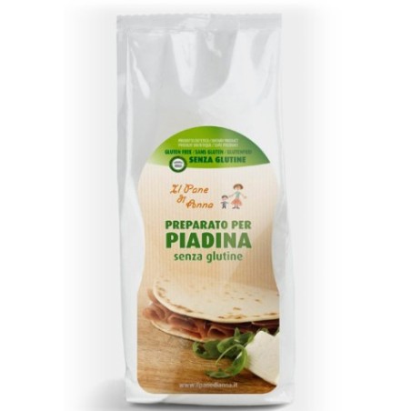 confezione da 500g di Preparato Piadina senza glutine di Molino Rivetti confezione da 500g di Preparato Piadina senza glutine di Molino Rivetti