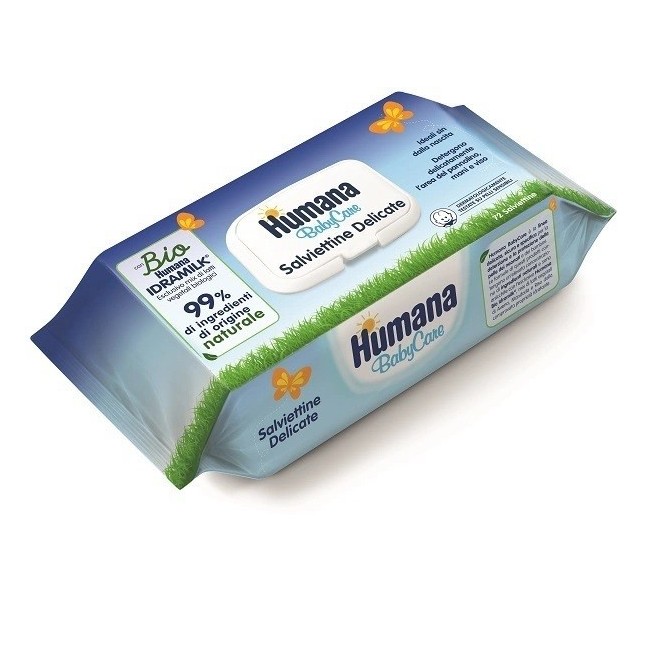 Humana Baby Care Salviette 72 Pezzi