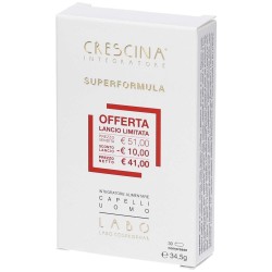 30 compresse Labo ri-crescita superformula integratore anti-caduta uomo