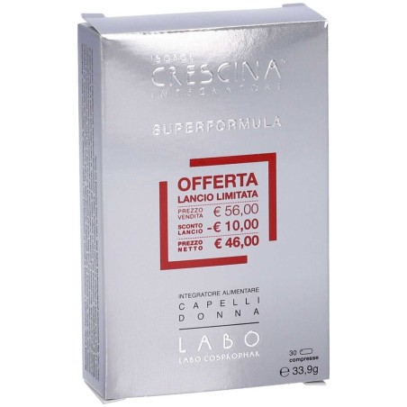 Labo Crescina Integratore Isofol Superformula Donna 30 Compresse 30 G