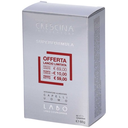 60 compresse Labo isofol integratore anti-caduta uomo