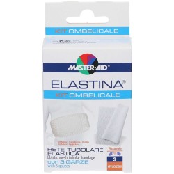 Pietrasanta Pharma Elastina Kit Ombelicale Rete Tubolare Elastica + 3 Garze Sterili Master-aid
