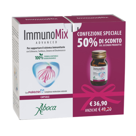 Aboca Immunomix Advanced 50 Capsule Rm Confezione Speciale 2 Pezzi