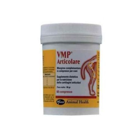 Flacone da 60 compresse di Integratore per Cani da VMP Articolare da Zoetis Flacone da 60 compresse di Integratore per Cani da VMP Articolare da Zoetis