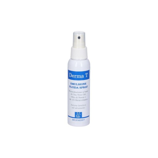 Confezione da 100ml di Spray Emulsione Fluida Derma T da Belfarm