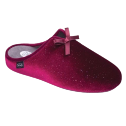 Schooll ciabatta Rachele Glittered bordeaux 37