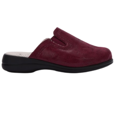 Scholl New Toffee Printed Microfibre W Bordeaux 40