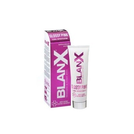 Coswell Blanx Glossy Pink Dentifricio Sbiancante Non Abrasivo 75 Ml