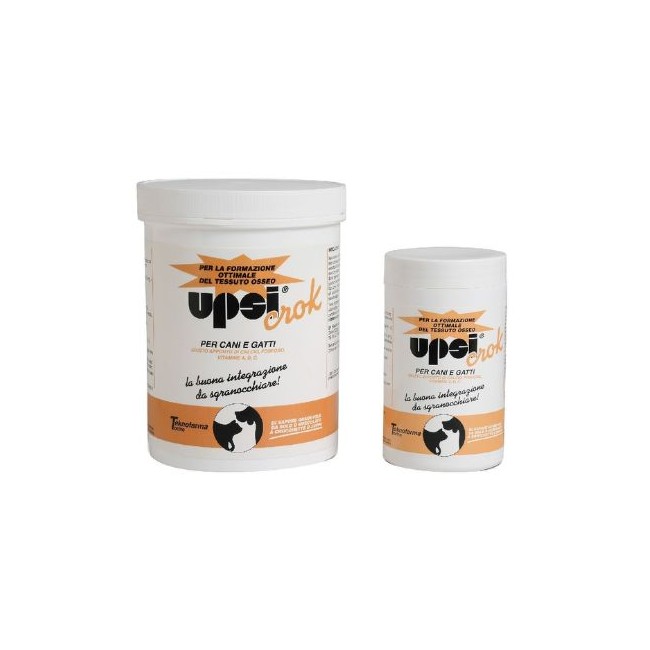 Confezione da 500g di Integratore Veterinario Upsicrock da Teknofarma