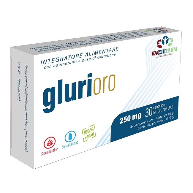 Glurioro Integratore alimentare di glutatione 30 compresse