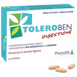 Toleroben Digestione integratore alimentare 30 compresse