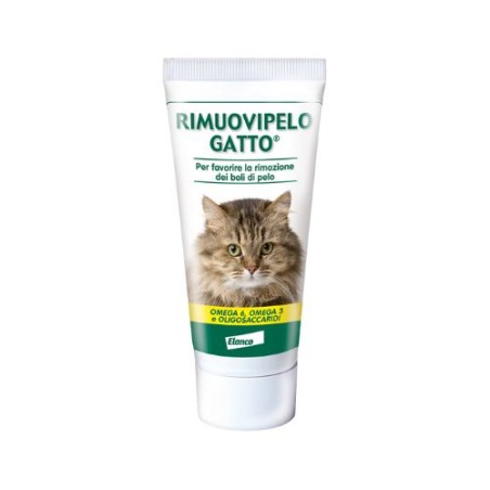 Tubetto da 50g di Rimuovepelo Gatto da Elanco Italia Tubetto da 50g di Rimuovepelo Gatto da Elanco Italia