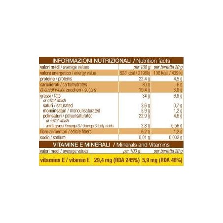 Sarchio Barrette Semi Di Girasole/lino 4x20 G