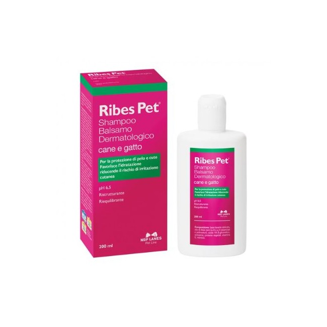 Flacone da 200ml di Shampoo Balsamo Rives Pet da N.B.F. Lanes