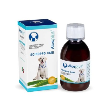 Flacone da 150ml di Sciroppo Cani Ricostitutente da Aloeplus Flacone da 150ml di Sciroppo Cani Ricostitutente da Aloeplus