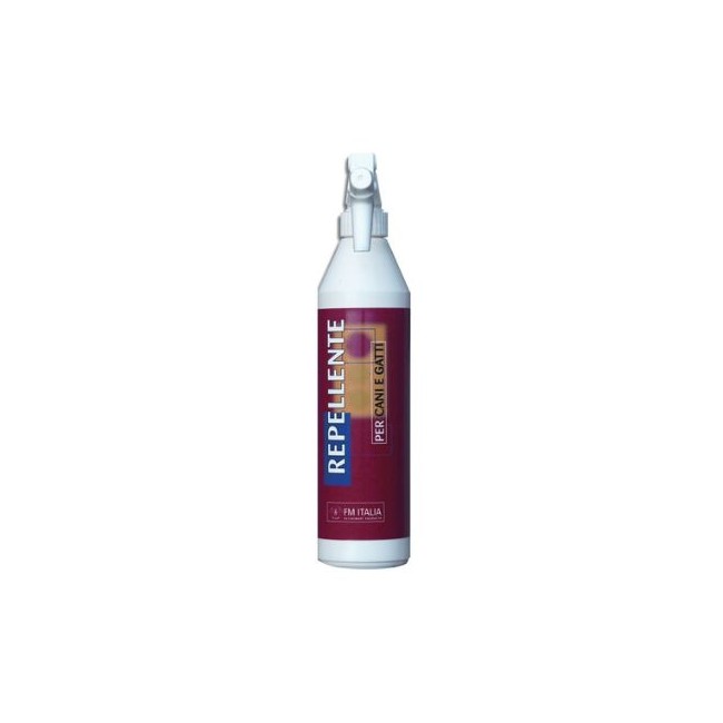 Flacone da 500ml di Spray Repellente per Cani e gatti da FM Italia Flacone da 500ml di Spray Repellente per Cani e gatti da FM Italia