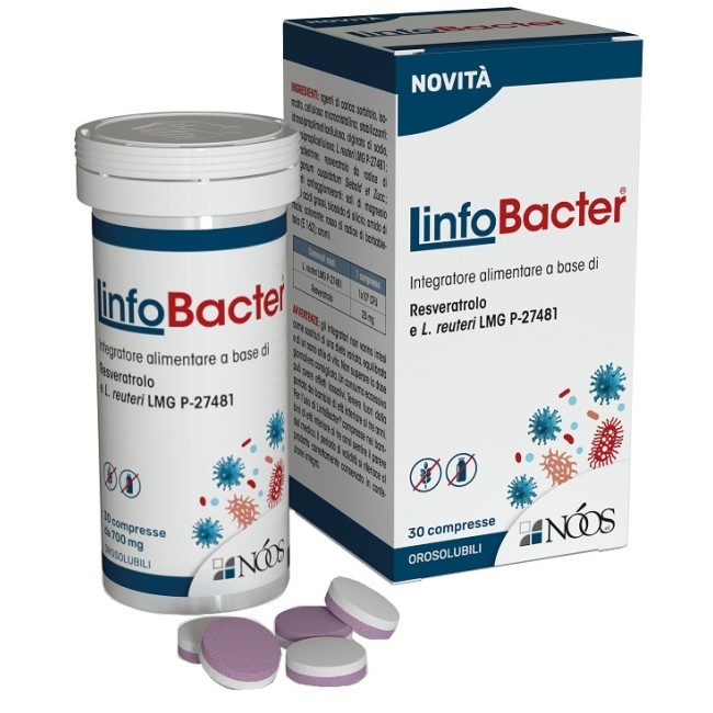 Linfobacter Integratore alimentare di probiotici 30 compresse Linfobacter Integratore alimentare di probiotici 30 compresse