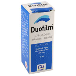 Duofilm 16,7% + 15% Collodio Acido Salicilico + Acido Lattico