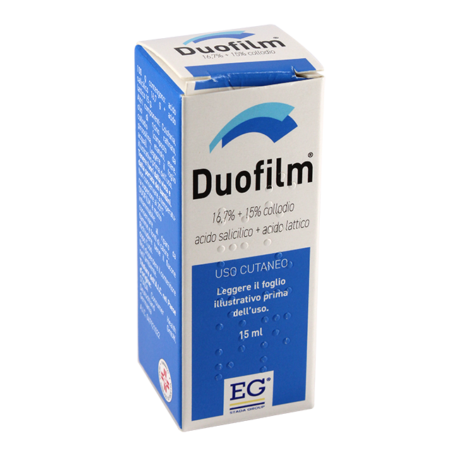 Duofilm 16,7% + 15% Collodio Acido Salicilico + Acido Lattico