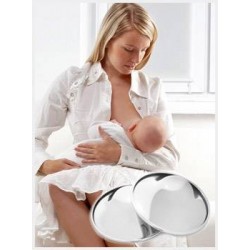 Tecnologia Ospedaliera Silverette Mini Coppette Protezione Capezzoli In Argento 2 Pezzi
