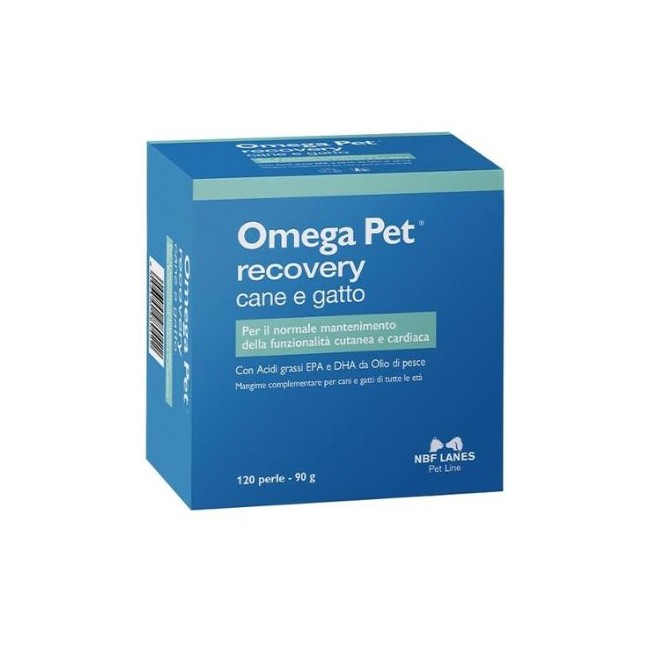 Confezione da 120 perle di Omega Pet Recovery Cane e Gatto da N.B.F. Lanes