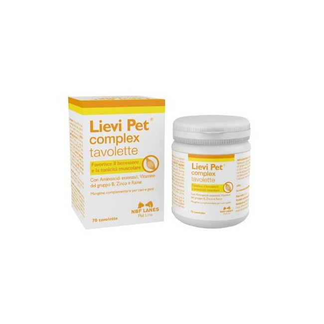Confezione da 70 tavolette di Mangime Energizzante Lievi Pet Complex da N.B.F. Lanes