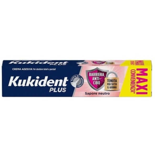 57g di Kukident Plus Sigillo Anti Infiltrazioni Crema Adesiva Dentiere