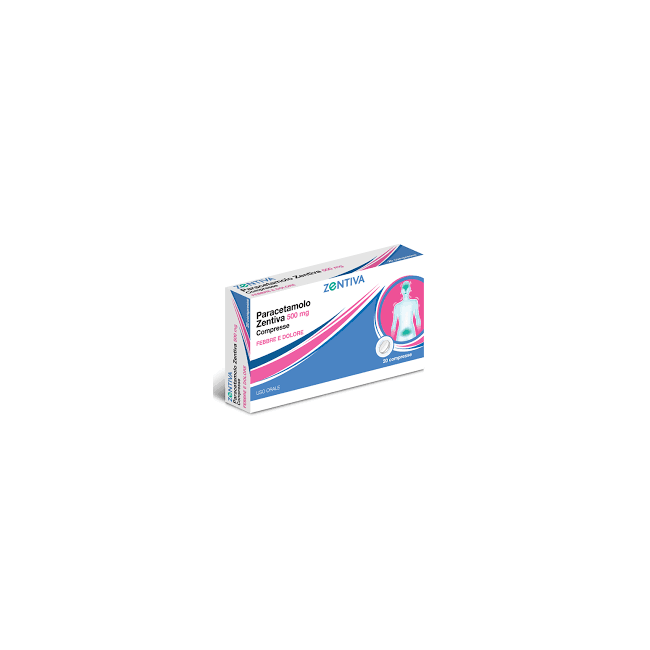 20 compresse Paracetamolo 500 mg Zentiva