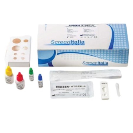 Screen Italia Screen Test Rapido Streptococco In Cassetta Per Determinazione Qualitativa Di Streptococcus A In Tampone Orale Lie