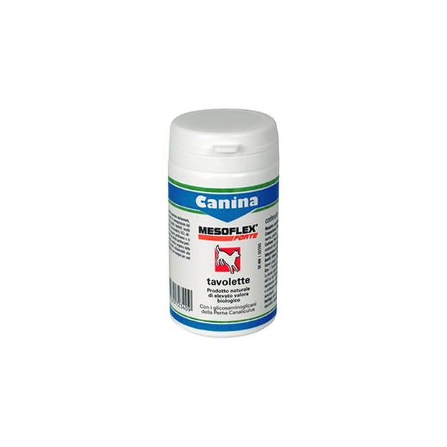 Confezione da 120 tavolette di Integratore Veterinario per Articolazioni Mesoflex da Canina Pharma