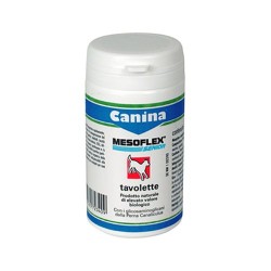 Confezione da 30 tavolette di Integratore Articolare per Cani Anziani Mesoflex Senior da Canina Pharma