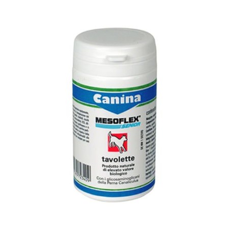 Canina Pharma Mesoflex Senior Integratore Articolare per Cani Anziani - 120 Tavolette