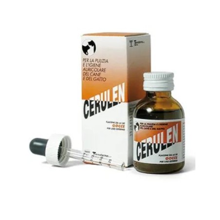 Flacone da 50ml di Gocce Veterinarie Otologiche Cerulen da Teknofarma Flacone da 50ml di Gocce Veterinarie Otologiche Cerulen da Teknofarma