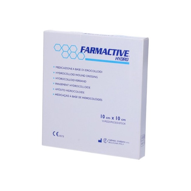 Farmac-zabban Medicazione Idrocolloide Farmactive Hydro 10x10cm 10 Pezzi