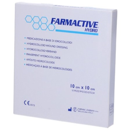 Farmac-zabban Medicazione Idrocolloide Farmactive Hydro 10x10cm 10 Pezzi