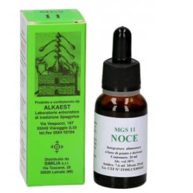Alkaest Mgs11 Noce Macerato Glicerico Spg 20 Ml