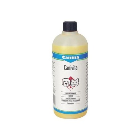 Flacone da 250ml di Sciroppo Vitaminico Veterinario Canivita da Canina Pharma Flacone da 250ml di Sciroppo Vitaminico Veterinario Canivita da Canina Pharma