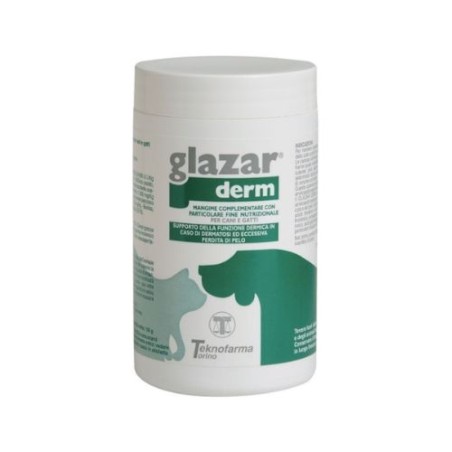 Confezione da 500g di Premiscela per cani e gatti Glazarderm Polvere da Teknofarma Confezione da 500g di Premiscela per cani e gatti Glazarderm Polvere da Teknofarma