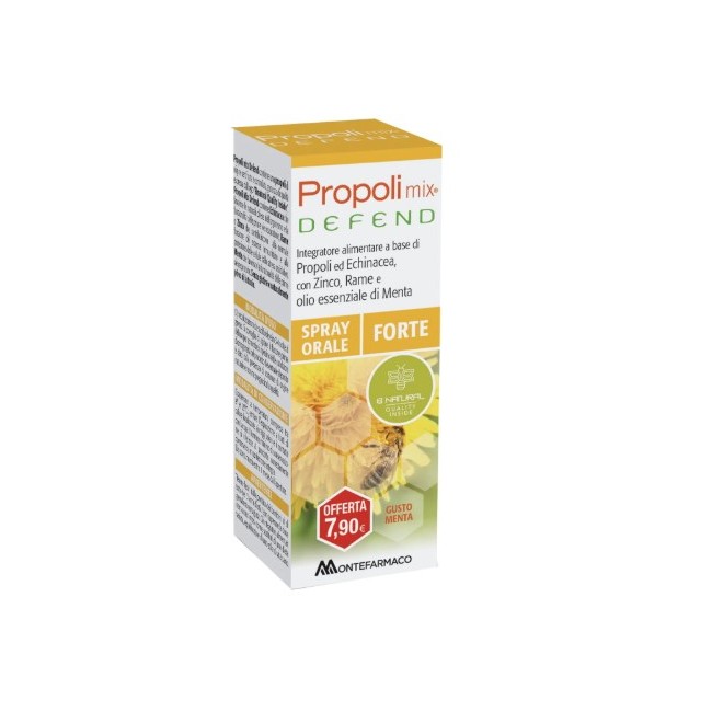Montefarmaco Propoli Mix Defend Spray Adulti 30 Ml
