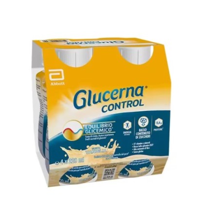 Abbott Glucerna Control Vaniglia 4x220 Ml