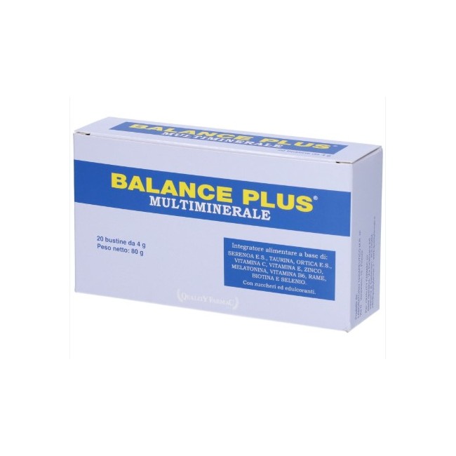 Quality Farmac Balance Plus Multiminerale 20 Bustine