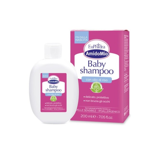 200ml di Baby Shampoo Delicato da Euphidra AmidoMio 200ml di Baby Shampoo Delicato da Euphidra AmidoMio