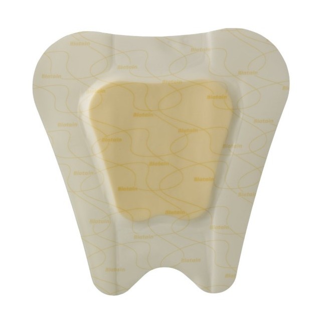Coloplast Medicazione Biatain In Schiuma Di Poliuretano Con Idrocolloide E Bordo Adesivo Per Sacro 17x17 Cm 5 Pezzi