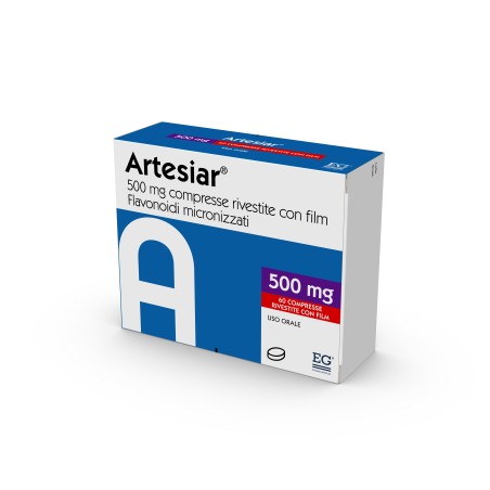 Eg Eurogenerici Artesiar 500 Mg Compresse Rivestite Con Film Flavonoidi Micronizzati, Come Diosmina E Altri Flavonoidi Espressi